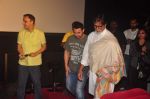 Amitabh Bachchan, Aamir Khan,Vidhu Vinod Chopra at the trailer launch of Vidhu Vinod Chopra